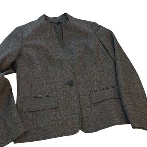 Black label by Evan picone size 8 womens suit jacket blazer business coat